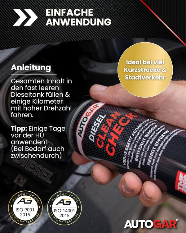 DIESEL CLEAN CHECK Diesel-Additiv – 250 ML