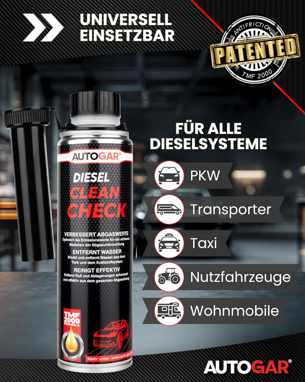 DIESEL CLEAN CHECK Diesel-Additiv – 250 ML