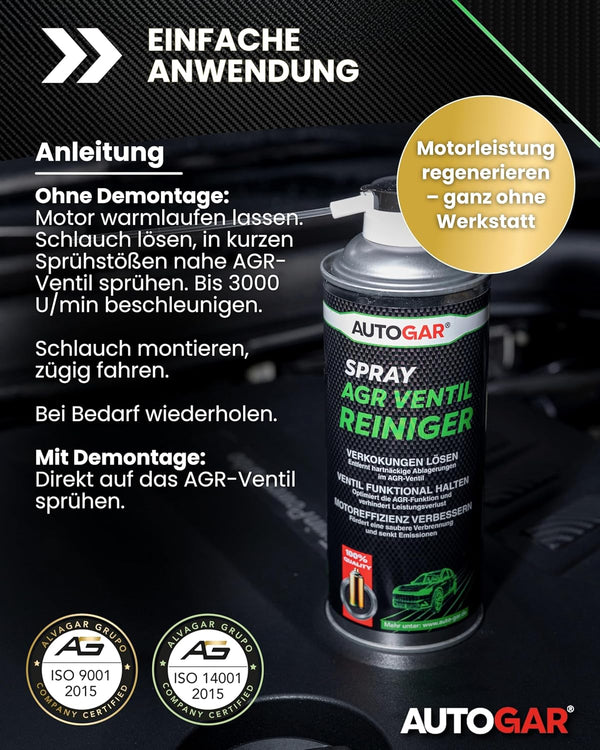 AGR VENTIL REINIGER Spray – 400 ML