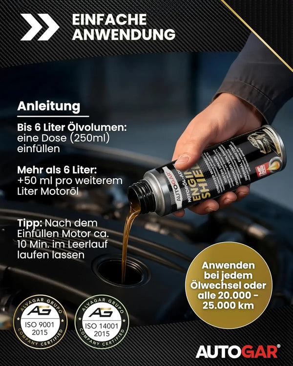 ENGINE SHIELD Motoröl-Additiv – 250 ML