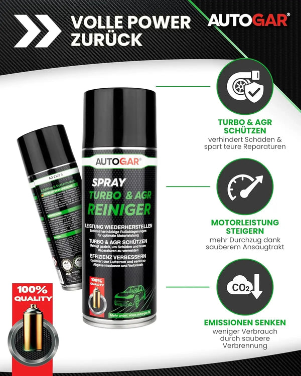 TURBO & AGR REINIGER SPRAY – Motorleistung & Effizienz zurückholen