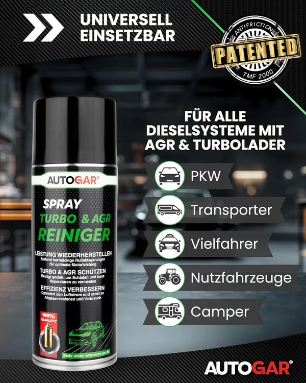 TURBO & AGR REINIGER SPRAY – Motorleistung & Effizienz zurückholen