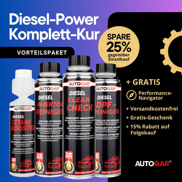 DIESEL-POWER KOMPLETT-KUR – Vorteilspaket (4-teilig)