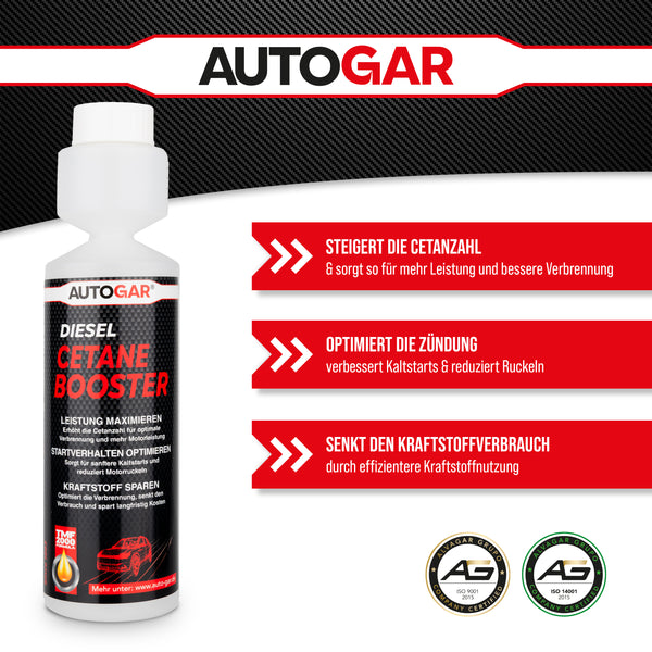 DIESEL CETANE BOOSTER – Mehr Motorleistung & höhere km-Reichweite