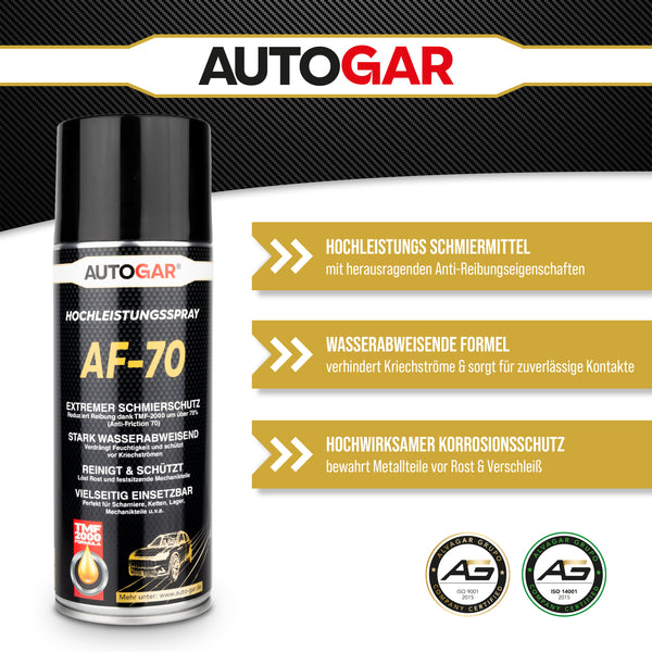 AF-70 HOCHLEISTUNGSSPRAY – Löst, schmiert & schützt mit TMF-2000®